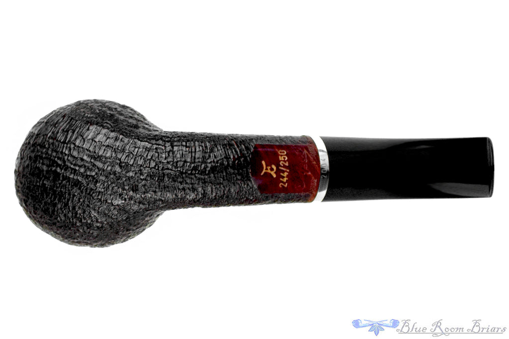 Blue Room Briars is proud to present this Pipes and Tobacco Magazine 2004 Pipe of the Year (Hans "Former" Nielsen/Tom Eltang) Bent Sandblast Egg with Nickel Estate Pipe