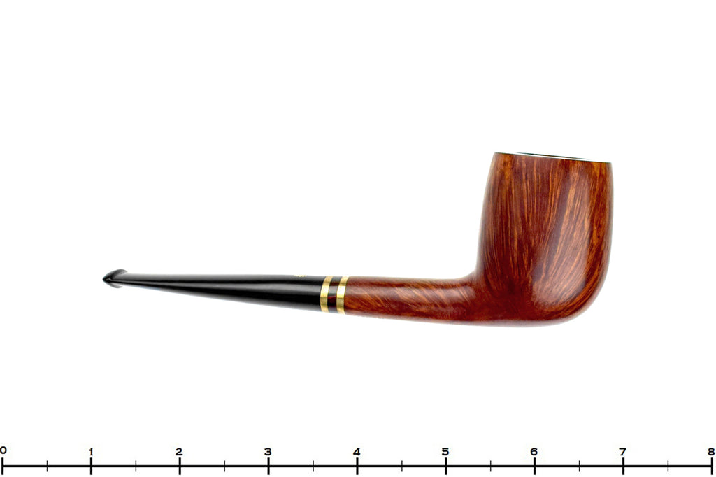 Blue Room Briar is proud to present this Stanwell Brass Band 50 Oval Shank Billiard with Brass and Acrylic Estate Pipe
