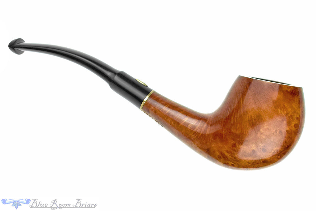 Blue Room Briars is proud to present this GBD Natural (Post-Cadogan 1982 Make) Bent Apple with Brass Estate Pipe
