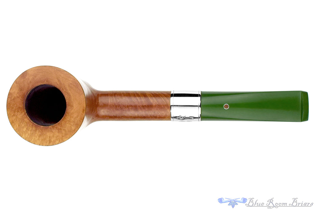Ashton Sovereign ELX 221 Pale Poker Sitter with Silver Estate Pipe