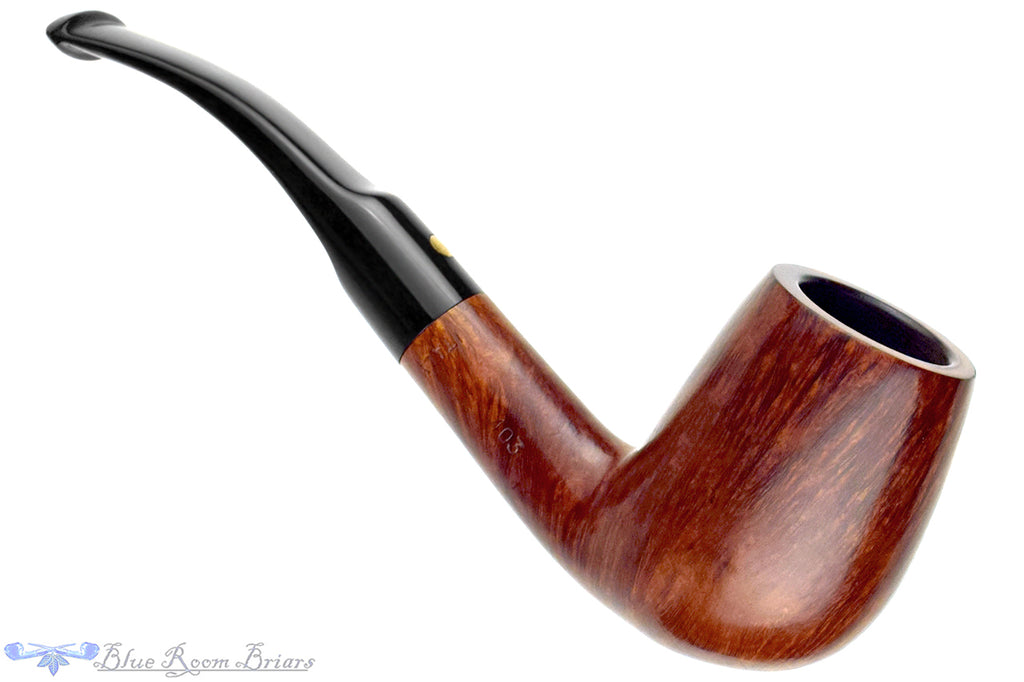 Blue Room Briars is proud to present this Casseloni Rosetta 403 Bent Billiard Estate Pipe