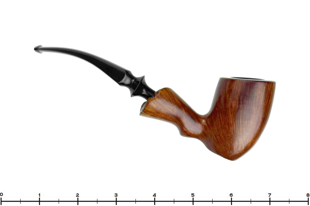 Blue Room Briars is proud to present this Jonas Design Handmade Bent Freehand with Plateau Estate Pipe with BRB Replacement Stem