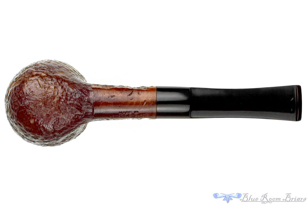 English Sandblast Bullmoose Estate Pipe