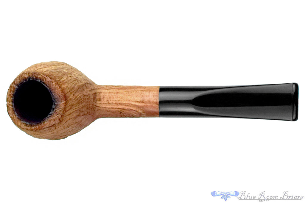 Blue Room Briar is proud to present this Bones (Chris Morgan) Natural Sandblast Canted Egg Estate Pipe