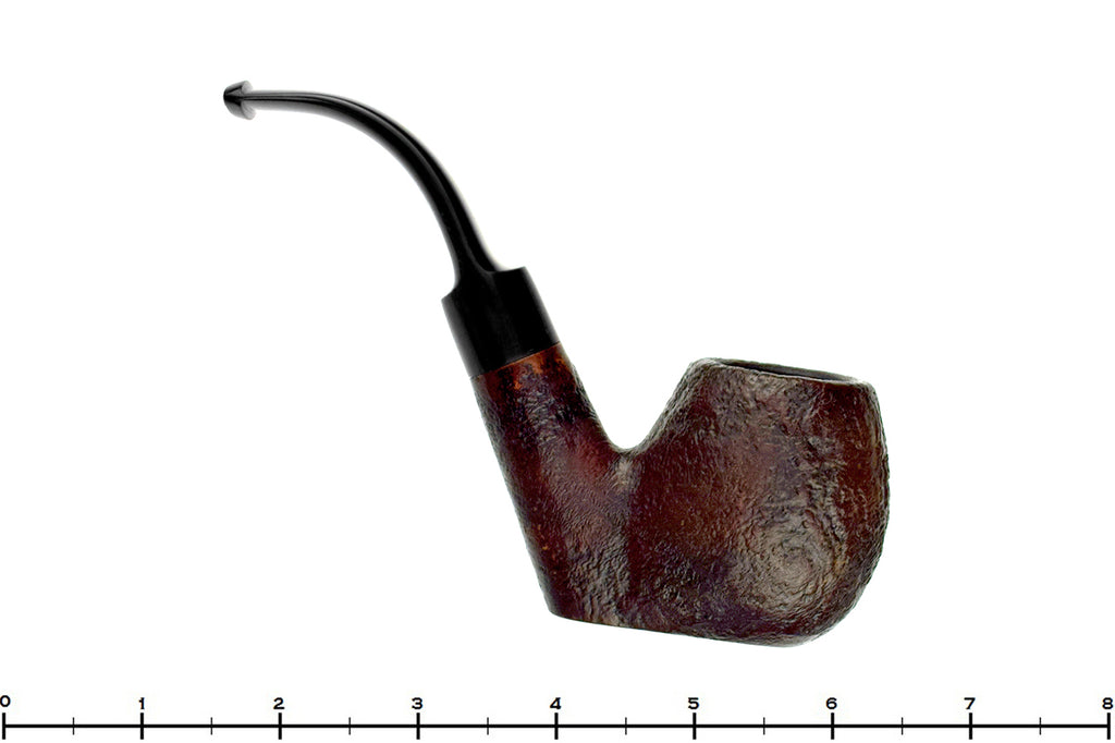 Blue Room Briars is proud to present this GBD Collector Prehistoric 9534 Bent Sandblast Apple Sitter Estate Pipe with BRB Replacement Stem