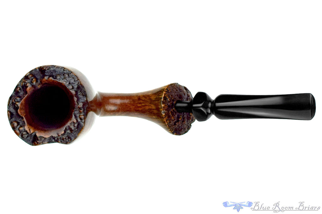 Blue Room Briars is proud to present this Ben Wade Danish Hand Model 100 Bent Freehand Plateaux Estate Pipe