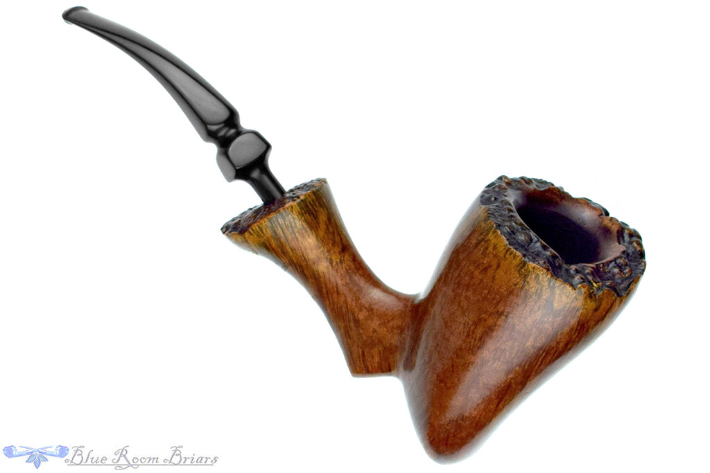 Blue Room Briars is proud to present this Ben Wade Danish Hand Model 100 Bent Freehand Plateaux Estate Pipe