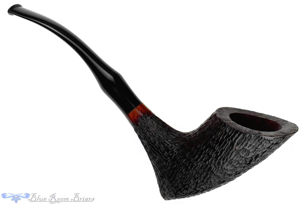 Blue Room Briars is proud to present this Kriswill Chief 1243 Bent Carved Pickaxe Estate Pipe