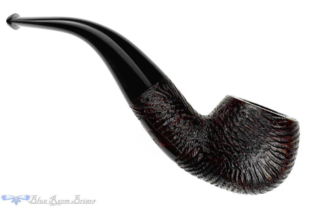 Blue Room Briars is proud to preset this Sasieni Four Dot Rustic Ashford Bent Apple Estate Pipe