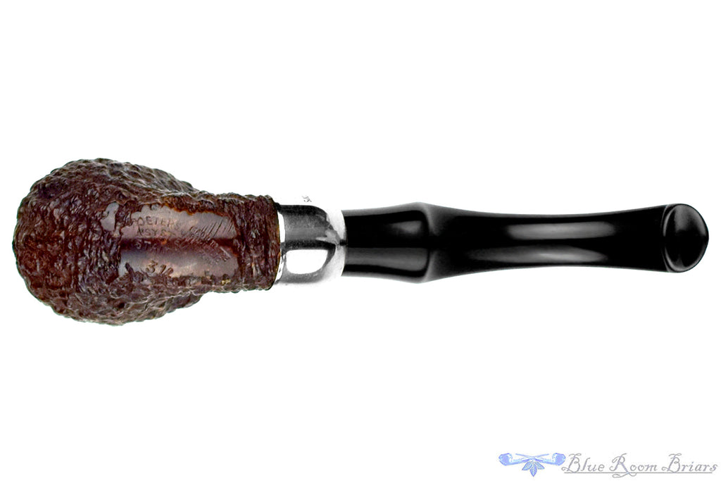 Blue Room Briars is proud to present this Peterson System Standard 314 Bent Rusticated Billiard with Nickel and P-lip Estate Pipe