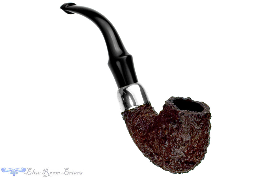 Blue Room Briars is proud to present this Peterson System Standard 314 Bent Rusticated Billiard with Nickel and P-lip Estate Pipe