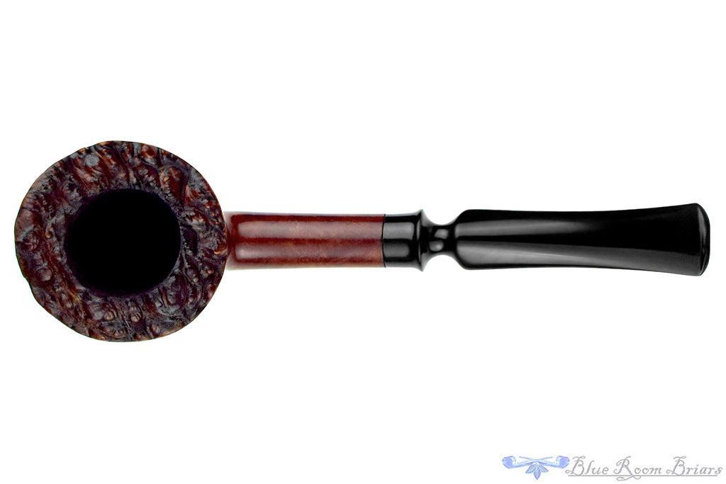 Blue Room Briar is proud to present this Celius Crafted Queen Bent Yachtsman Freehand with Plateau