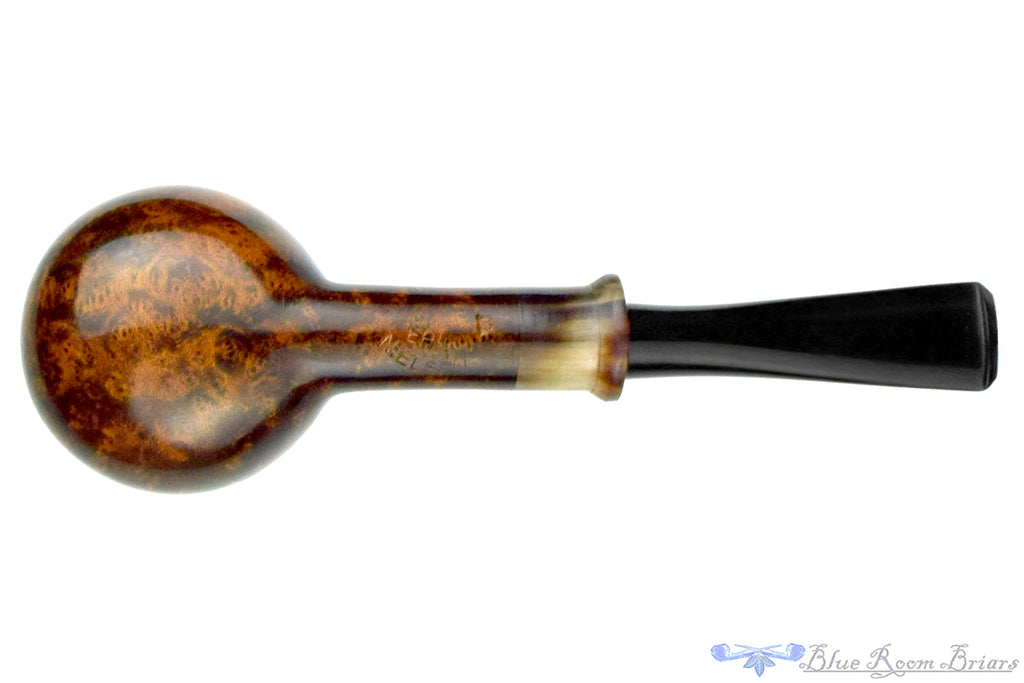 Blue Room Briars is proud to present this Erik Nielsen Pipe Grade B Contrast Tomato with Buffalo Horn