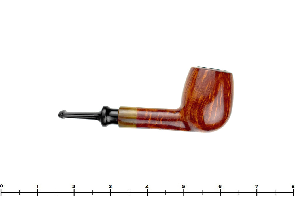 Blue Room Briars is proud to present this Erik Nielsen Pipe Grade B Contrast Lovat with Buffalo Horn