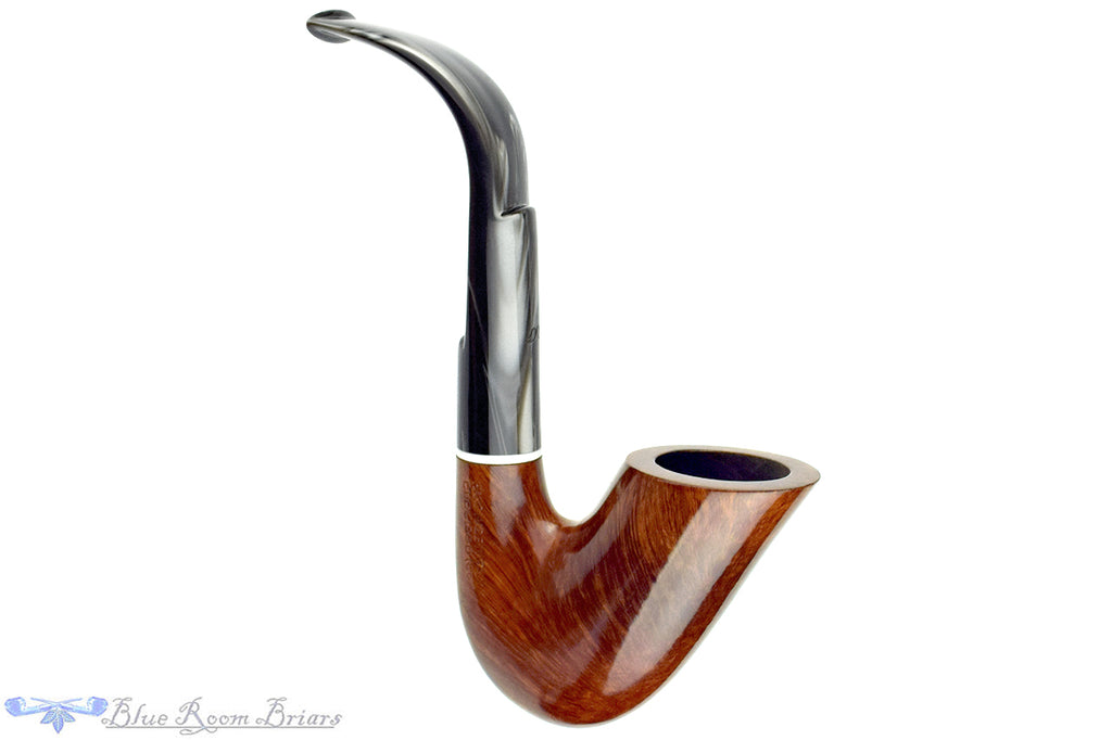 Blue Room Briars is proud to present this Caminetto KS Bent Saxophone with Acrylic Estate Pipe