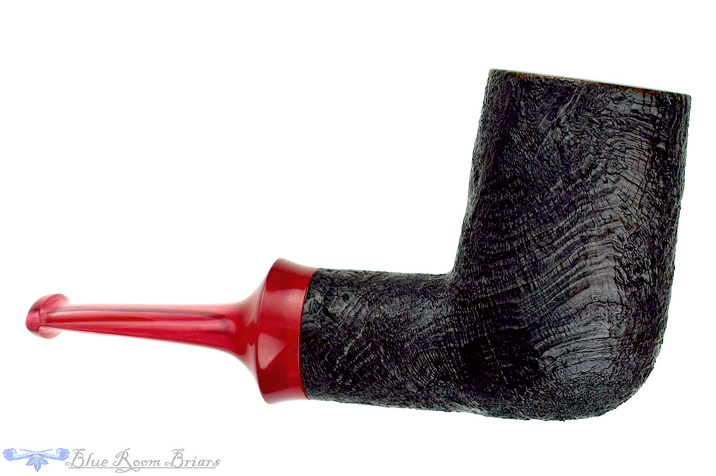 Blue Room Briars is proud to present this Doug Finlay Pipe 2423 Sandblast Tall Stout Billiard