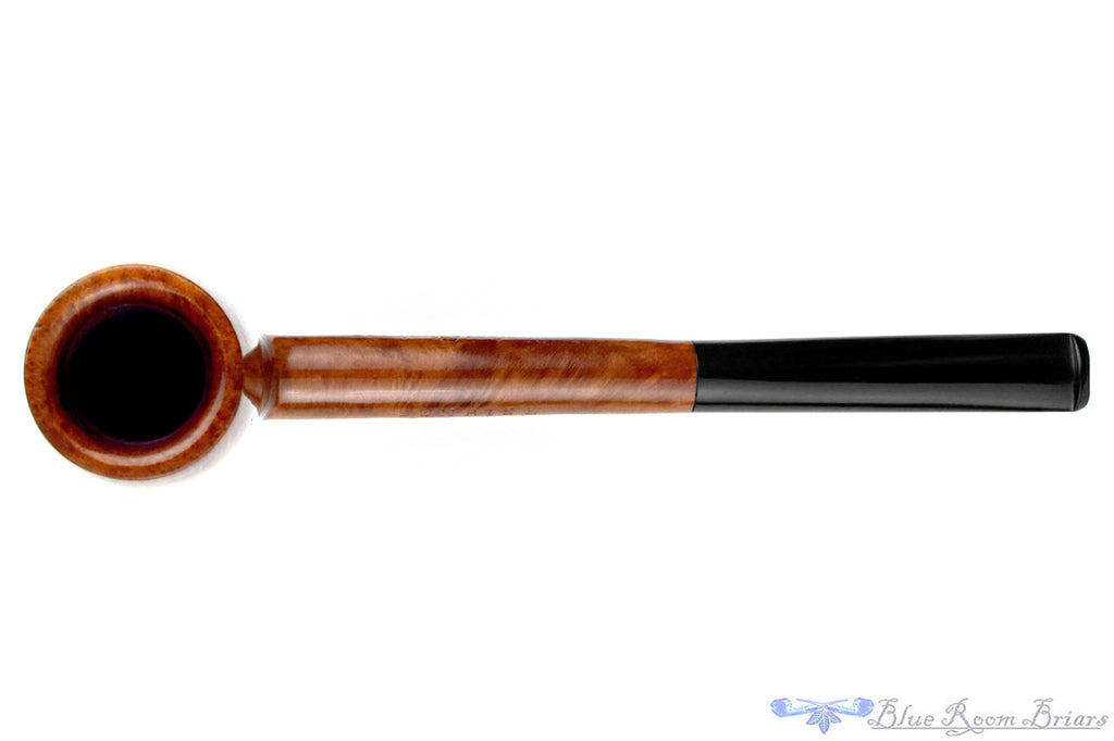 Blue Room Briar is proud to present this Sunrise Amber Grain Liverpool Sitter Estate Pipe with Replacement Stem