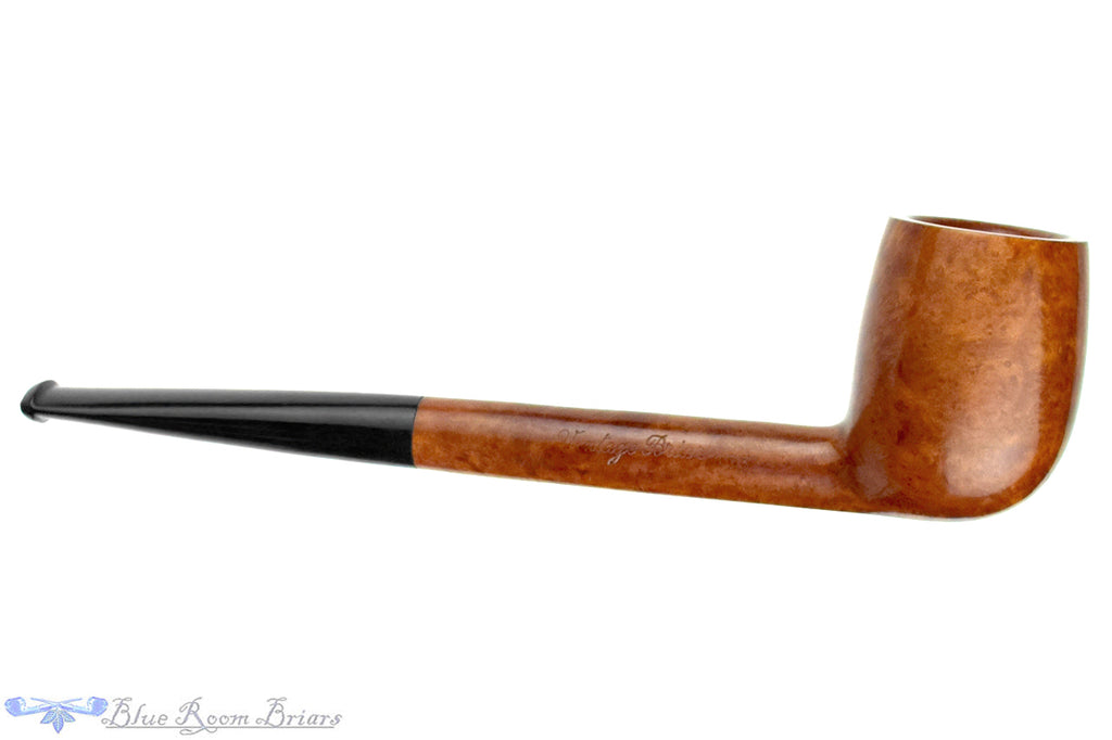 Blue Room Briar is proud to present this Sunrise Amber Grain Liverpool Sitter Estate Pipe with Replacement Stem