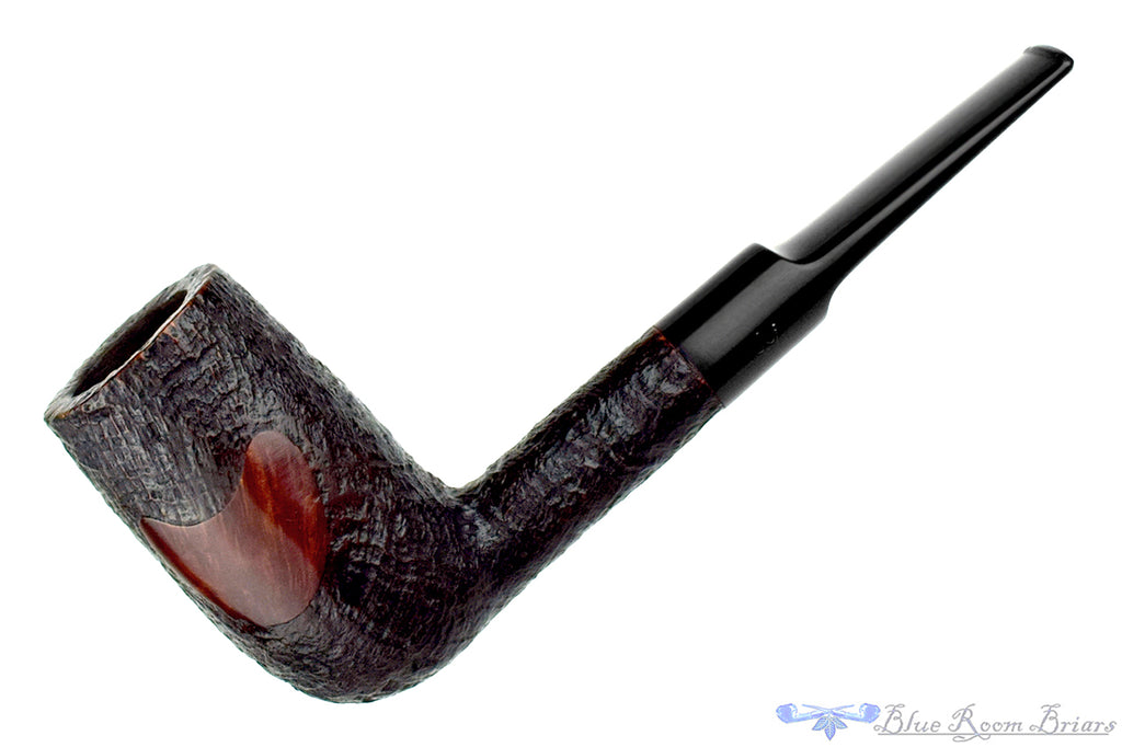 Royal Danish (Stanwell) 988R Partial Blast Stacked Billiard Sitter Estate Pipe