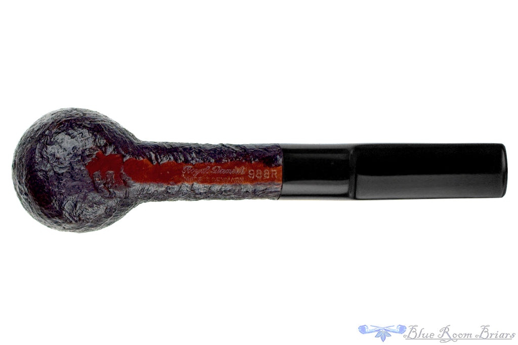 Royal Danish (Stanwell) 988R Partial Blast Stacked Billiard Sitter Estate Pipe