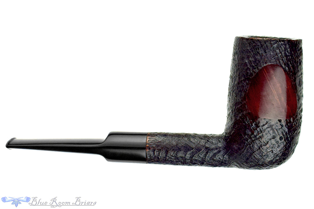 Royal Danish (Stanwell) 988R Partial Blast Stacked Billiard Sitter Estate Pipe
