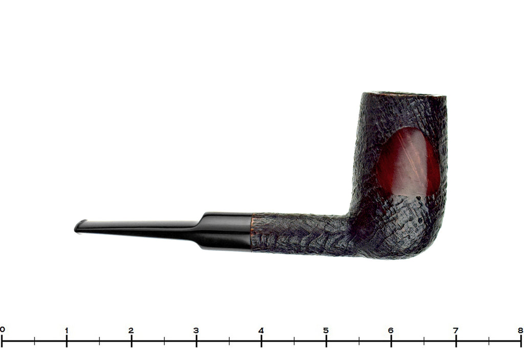 Royal Danish (Stanwell) 988R Partial Blast Stacked Billiard Sitter Estate Pipe