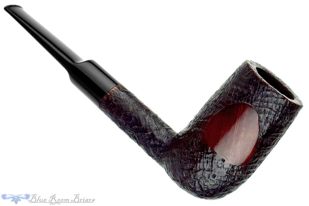 Royal Danish (Stanwell) 988R Partial Blast Stacked Billiard Sitter Estate Pipe