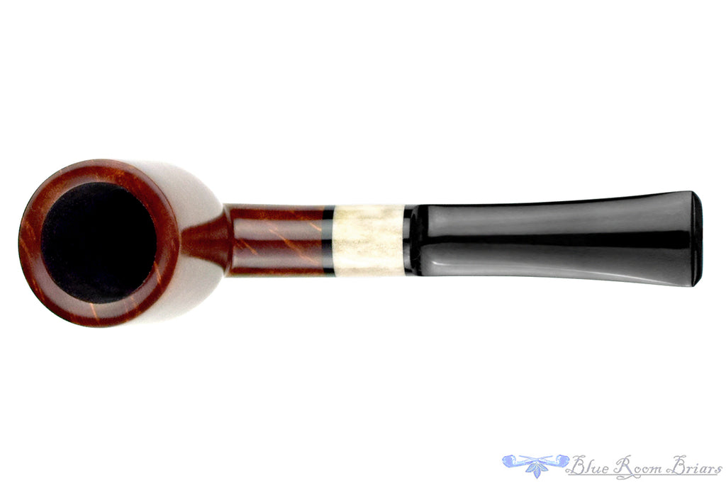 Blue Room Briars is proud to present this H Pipes by Aidan Hesslewood Stacked Billiard with Deer Antler