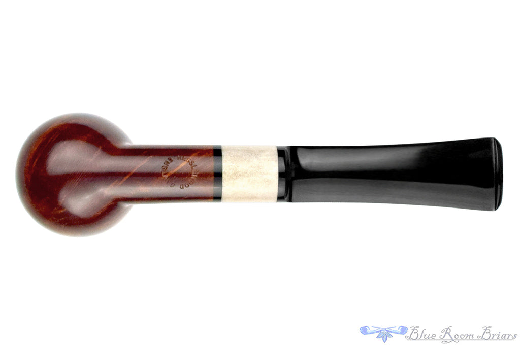 Blue Room Briars is proud to present this H Pipes by Aidan Hesslewood Stacked Billiard with Deer Antler