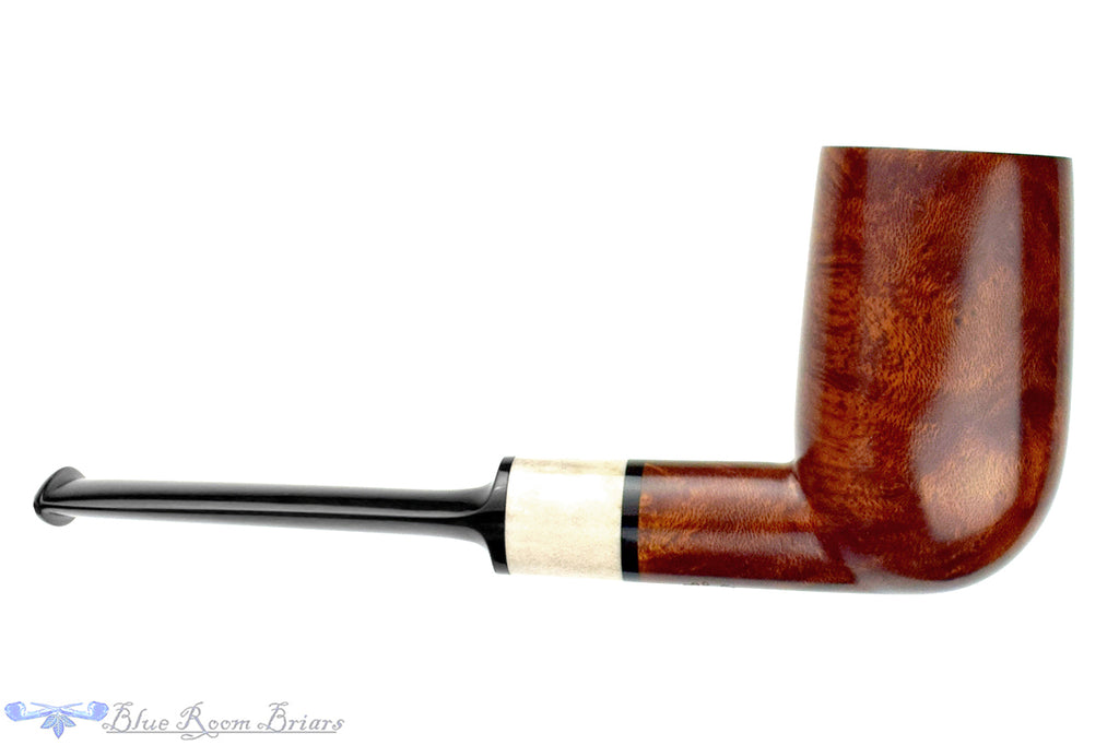 Blue Room Briars is proud to present this H Pipes by Aidan Hesslewood Stacked Billiard with Deer Antler