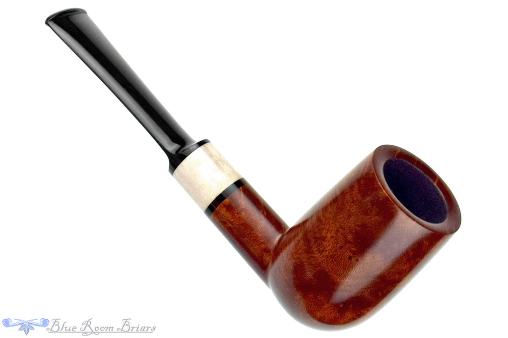 Blue Room Briars is proud to present this H Pipes by Aidan Hesslewood Stacked Billiard with Deer Antler