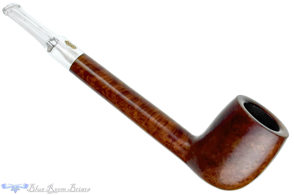 Blue Room Briars is proud to present this GBD Prestige 254 Lumberman Sitter Estate Pipe with BRB Replacement Perspex Stem