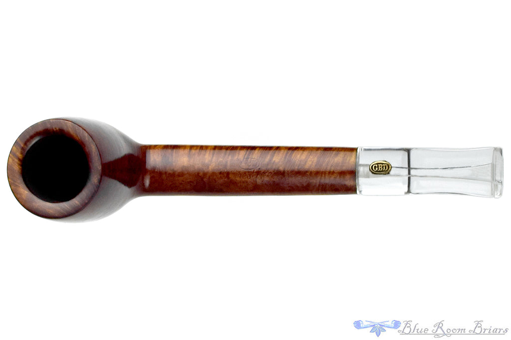 Blue Room Briars is proud to present this GBD Prestige 254 Lumberman Sitter Estate Pipe with BRB Replacement Perspex Stem