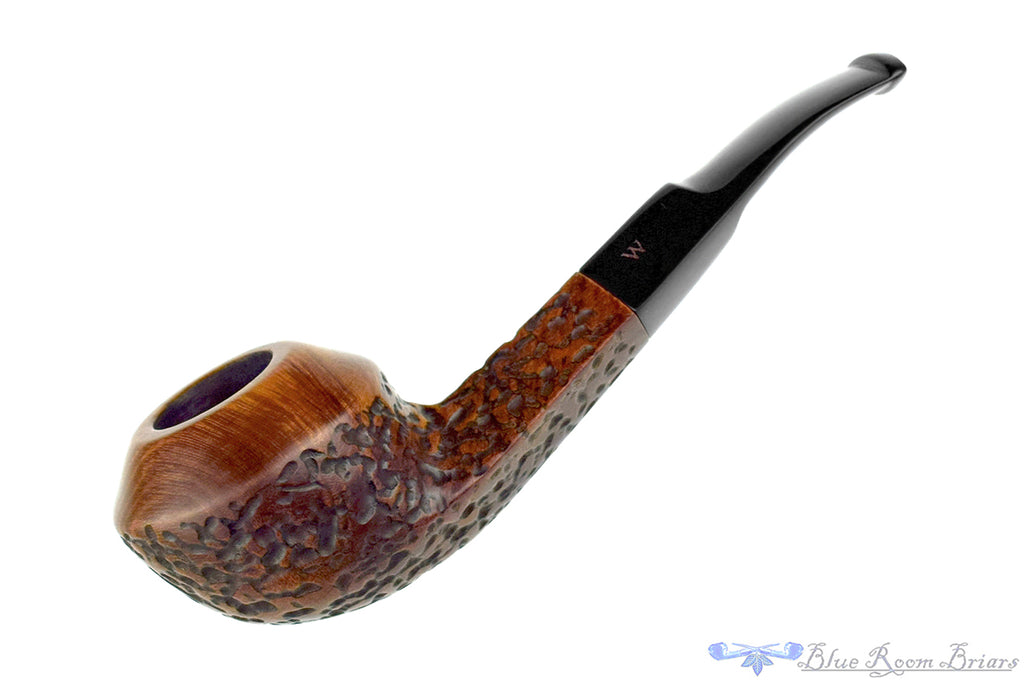 Williams Nautical Bent Partial Rusticated Bulldog Estate Pipe