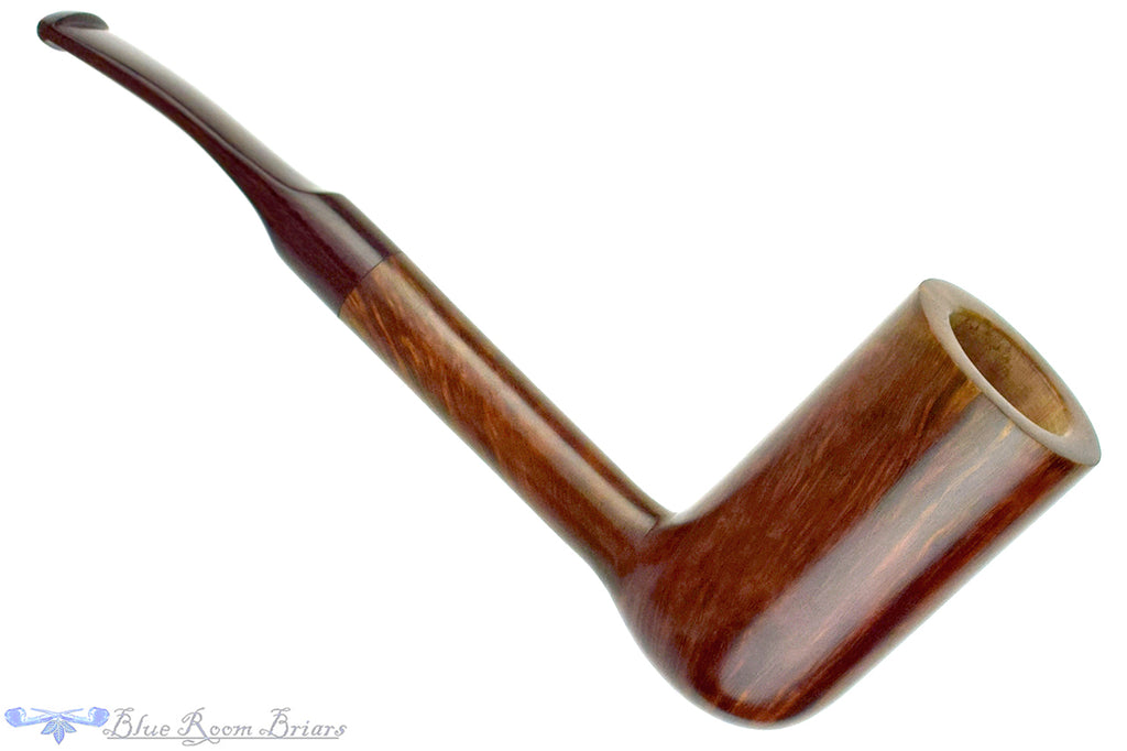 Blue Room Briars is proud to present this Dave Neeb Chimney Stack with Brindle UNSMOKED Estate Pipe