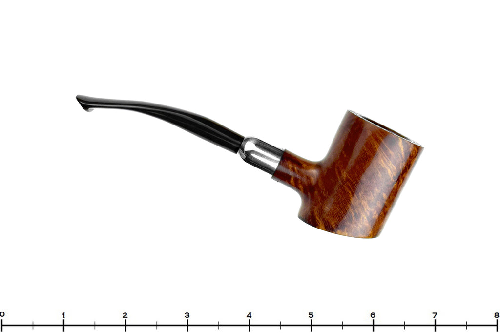 Blue Room Briars is proud to present this Chacom Army 154 Bent Poker with Silver and Military Mount Estate Pipe