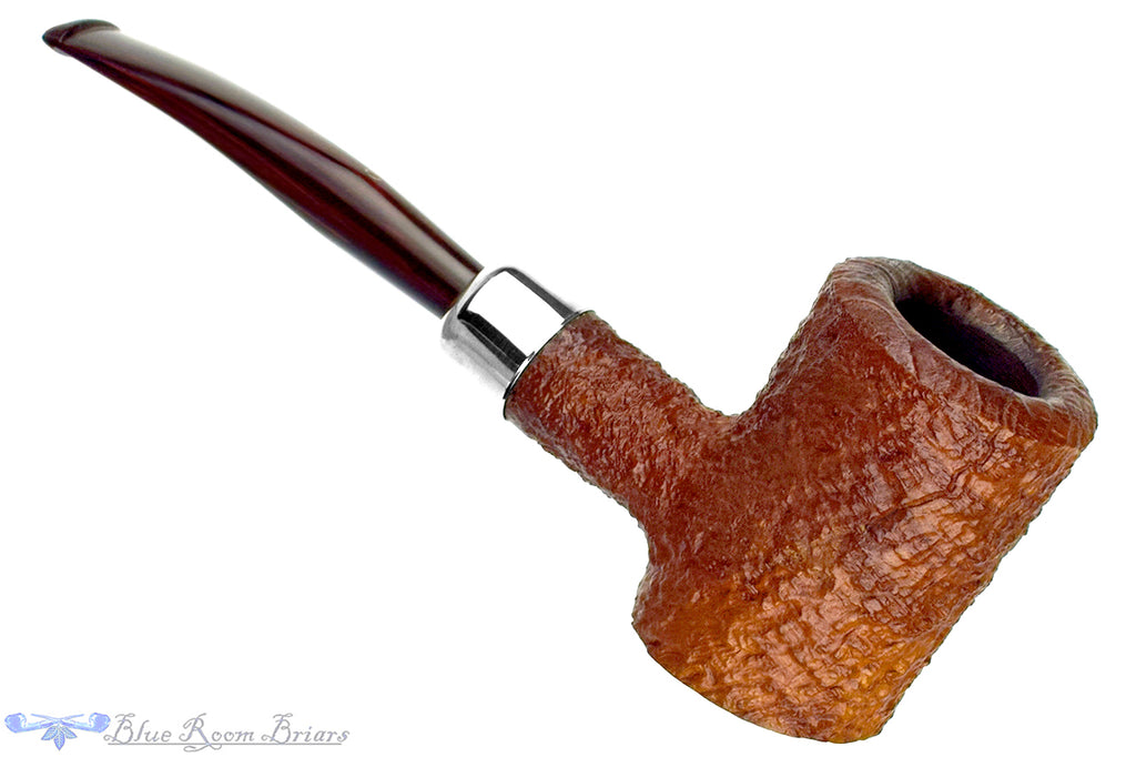 Ashton Oldchurch XXX (2003 Make) Sandblast Cherrywood with Silver and Brindle Estate Pipe