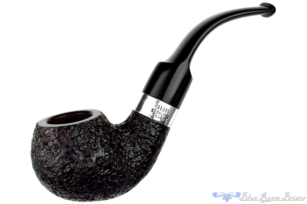 Peterson Kelly XL02 Bent Black Blast Tomato with Silver Estate Pipe