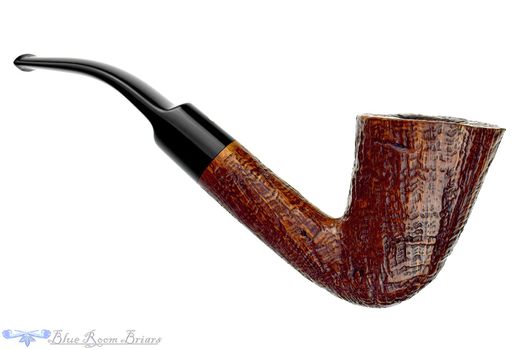 Blue Room Briars is proud to present this Ser Jacopo S2 Bent Sandblast Yachtsman Estate Pipe