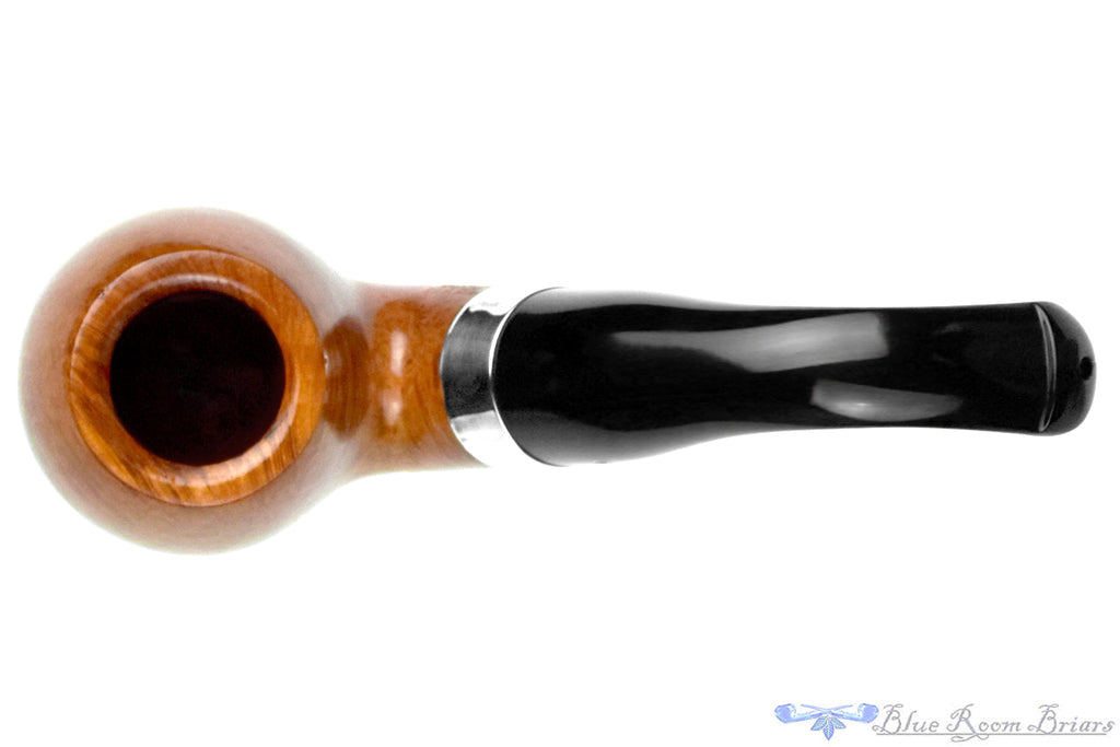 Blue Room Briars is proud to present this Peterson De Luxe XL 02 (1999 Make) Bent Apple with Silver and P-Lip UNSMOKED Estate Pipe