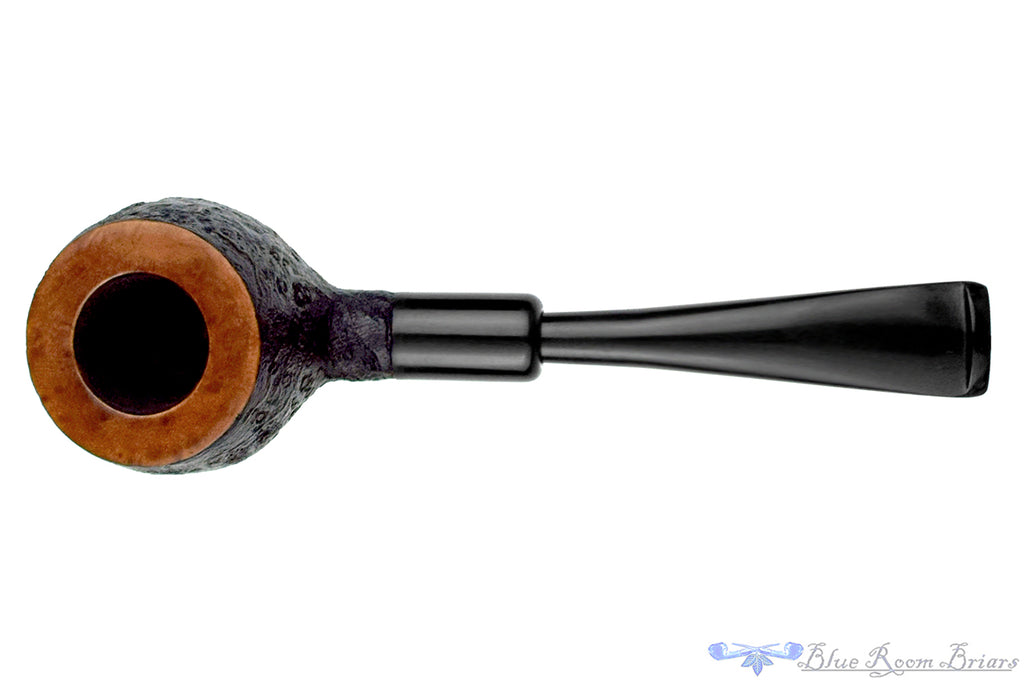 Blue Room Briars is proud to present this Jan Pietenpauw Pipe Black Blast Apple with Ebonite Ferrule and Military Mount