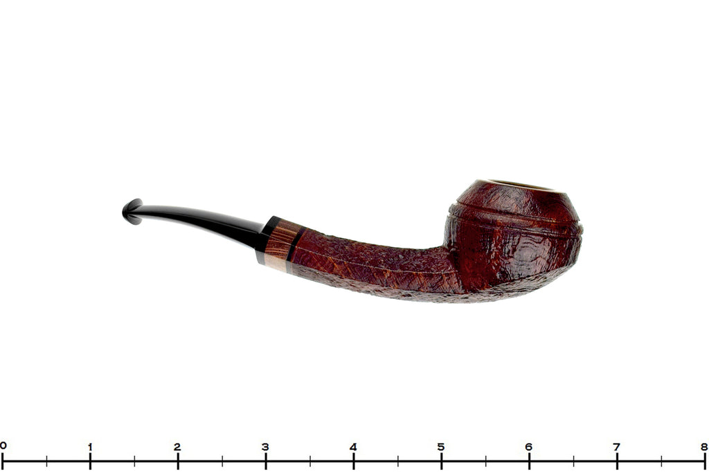 Jesse Jones Pipe 1325 Bent Sandblast Bulldog with Macadamia