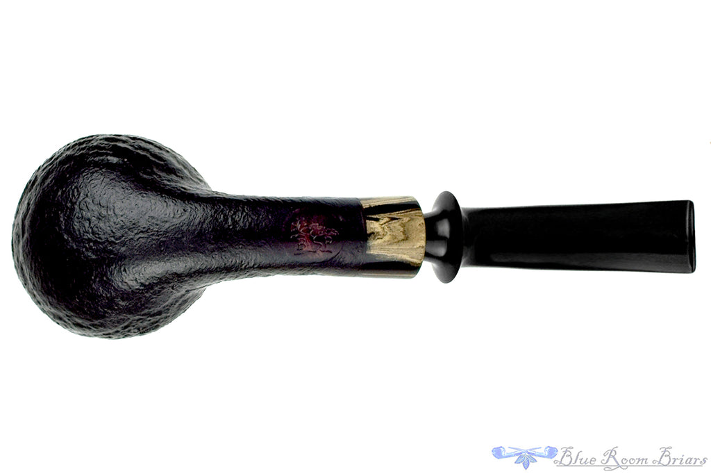 Blue Room Briars is proud to present this Bonsai Pipes By Tobias Höse Bent Black Blast Teapot with Sand Brindle