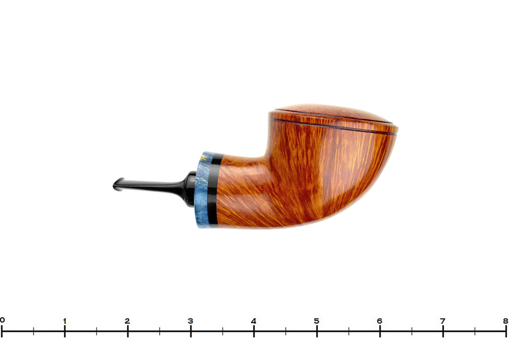 Blue Room Briars is proud to present this Bonsai Pipes By Tobias Höse Smooth Contrast Bullcap with Stabilized Burl