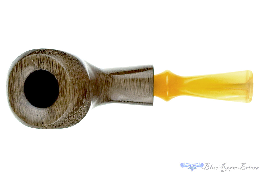 Blue Room Briars is proud to present this Ron Smith Pipe Morta Paneled Horn Sitter