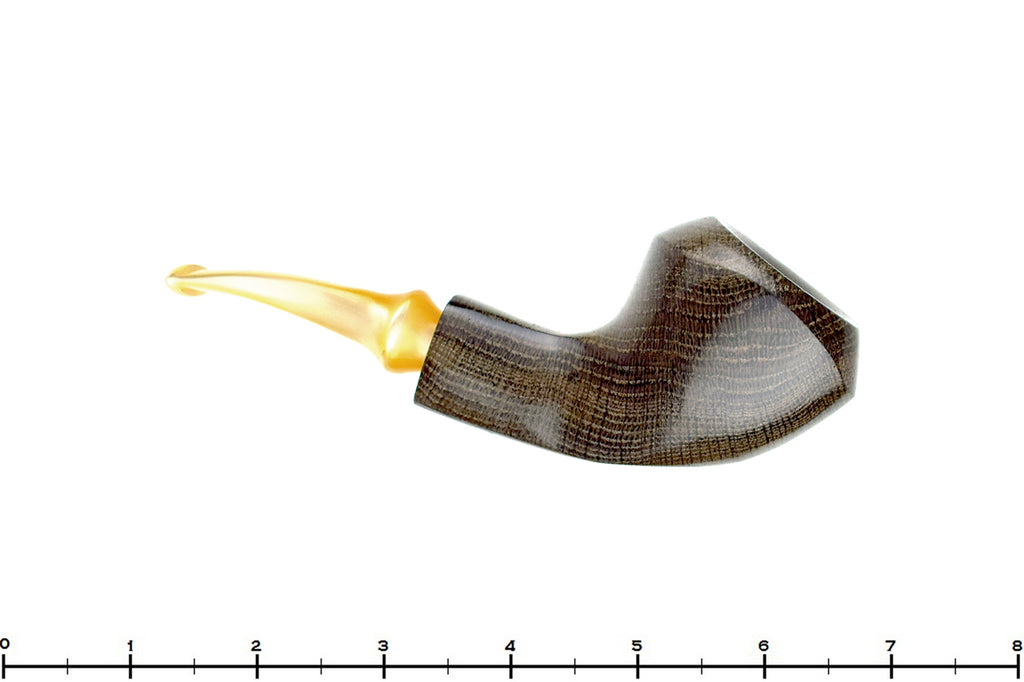Blue Room Briars is proud to present this Ron Smith Pipe Morta Paneled Horn Sitter