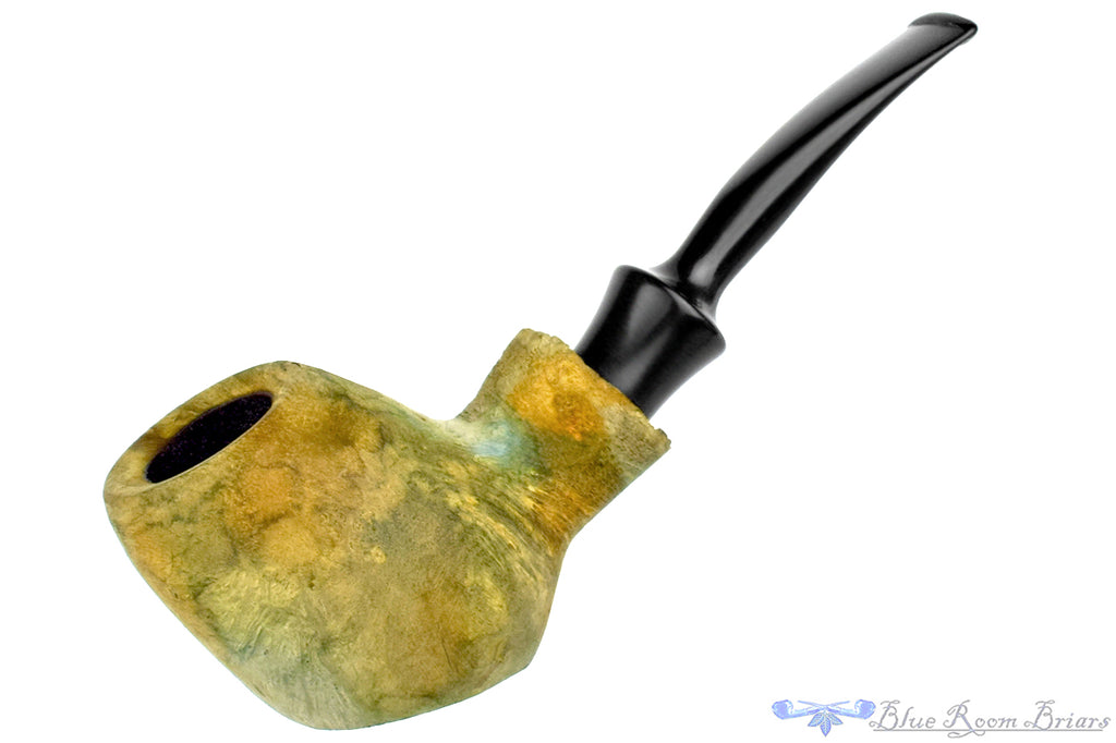 Blue Room Briars is proud to present this Ron Smith Pipe Bent Driftwood Egg Sitter with Plateau