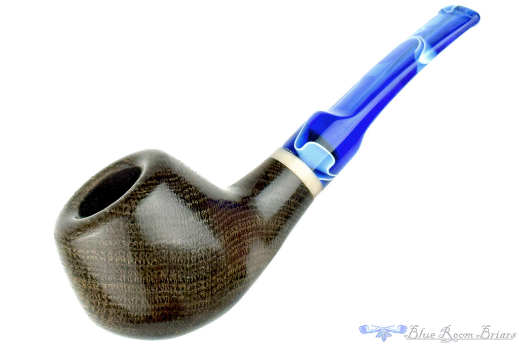 Blue Room Briars is proud to present this Ron Smith Pipe Bent Morta Apple with Acrylic