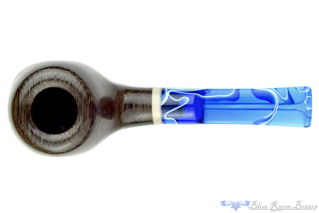 Blue Room Briars is proud to present this Ron Smith Pipe Bent Morta Apple with Acrylic