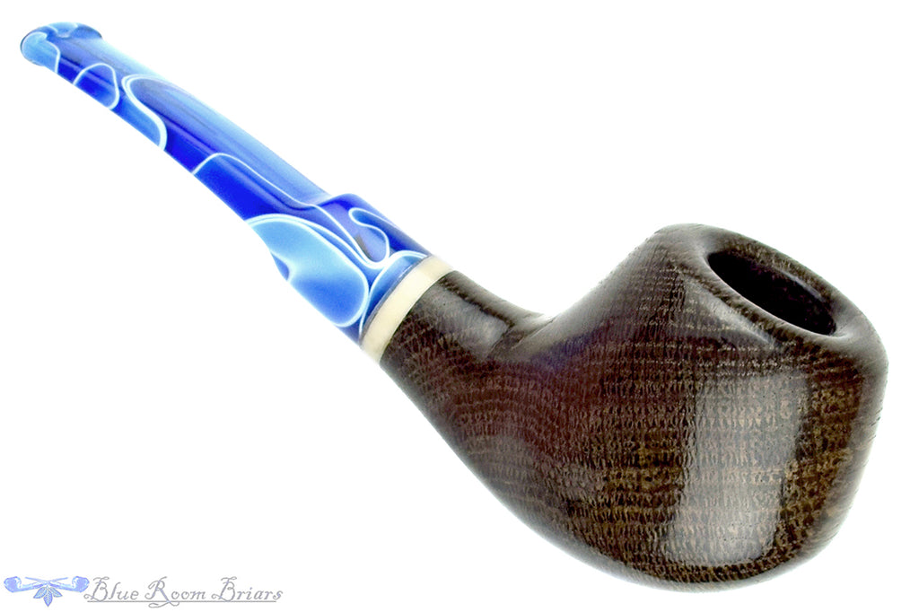 Blue Room Briars is proud to present this Ron Smith Pipe Bent Morta Apple with Acrylic